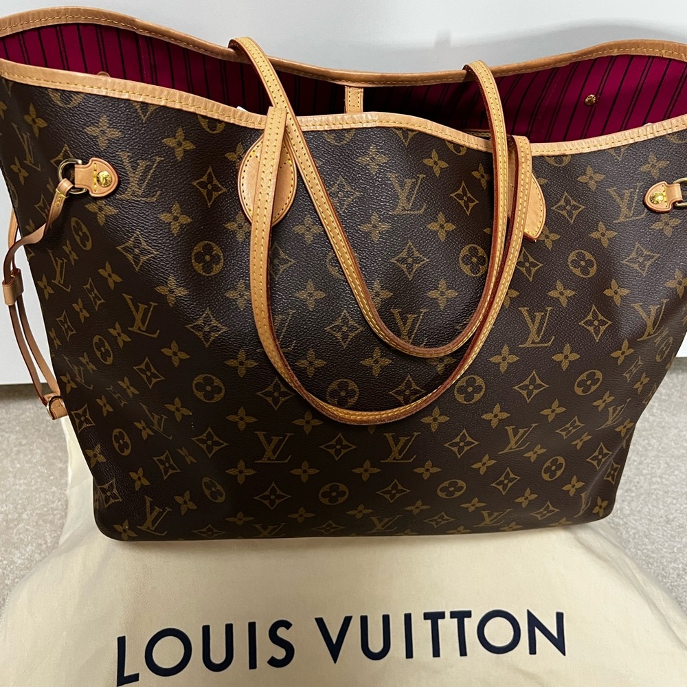 Louis Vuitton Brown Monogram Tote with Iconic Design